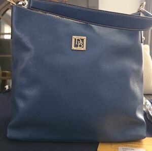Dooney & Bourke Blue Leather Shoulder Bag